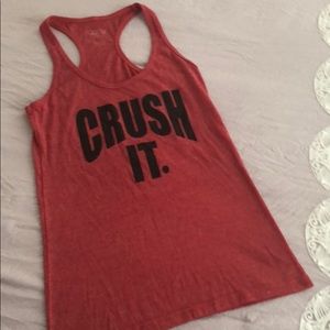 Center stage Women red top